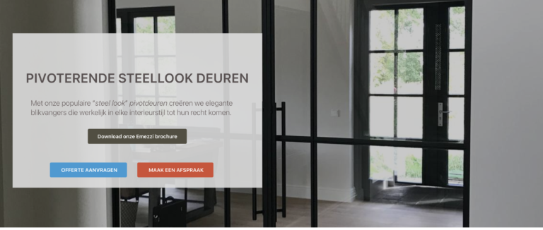 Emezzi steellook stalen deuren binnendeuren stalen binnendeuren limburg