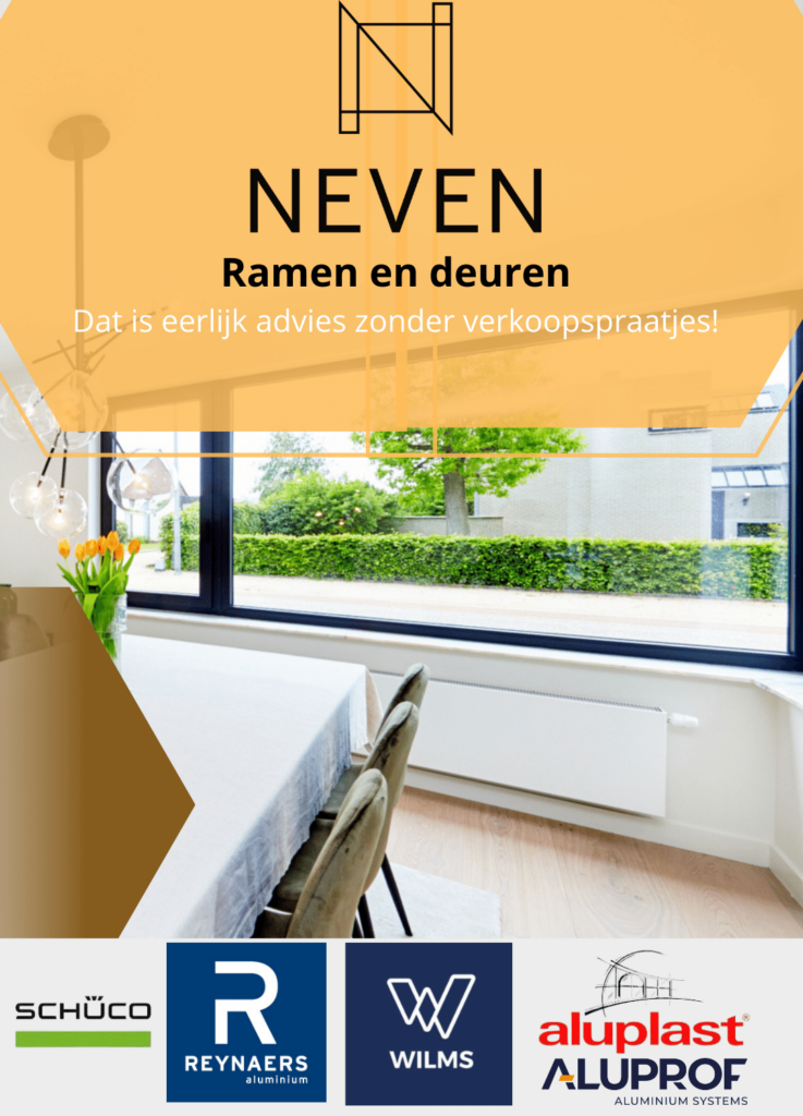Ramen en deuren PVC aluminium renovatie nieuwbouw